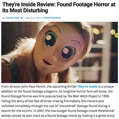 They're Inside Review: Found Footage Horror at Its Most Disturbing